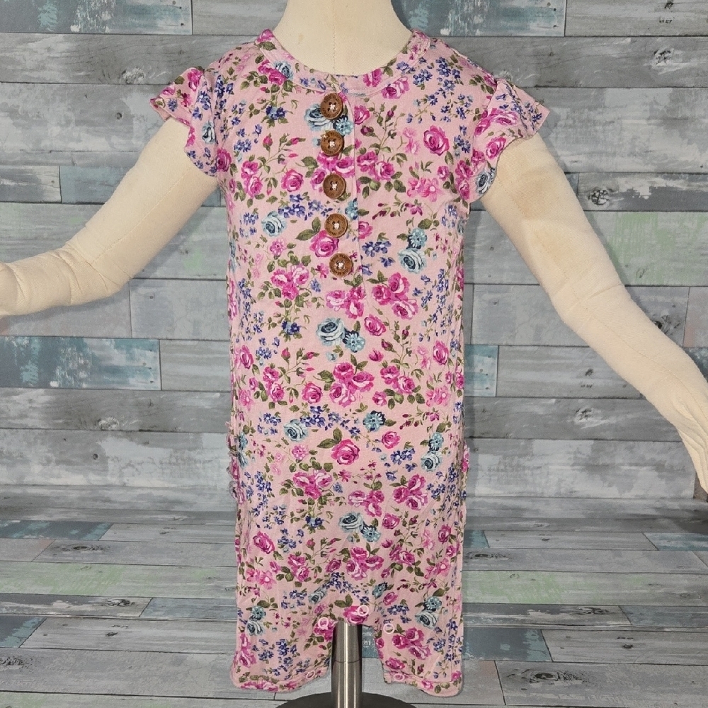Posh Peanut Floral Romper Size 12-18 Mo